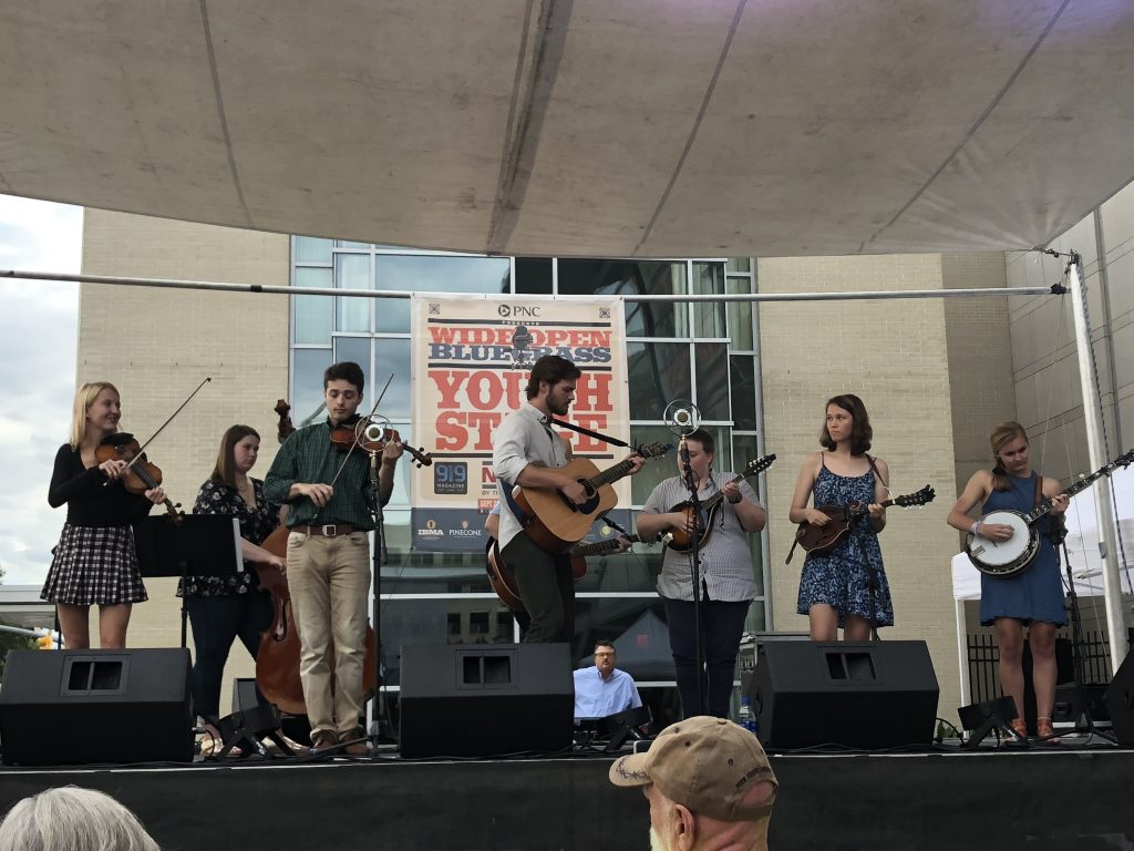 Carolina Bluegrass Band plays at the 2018 World of Bluegrass