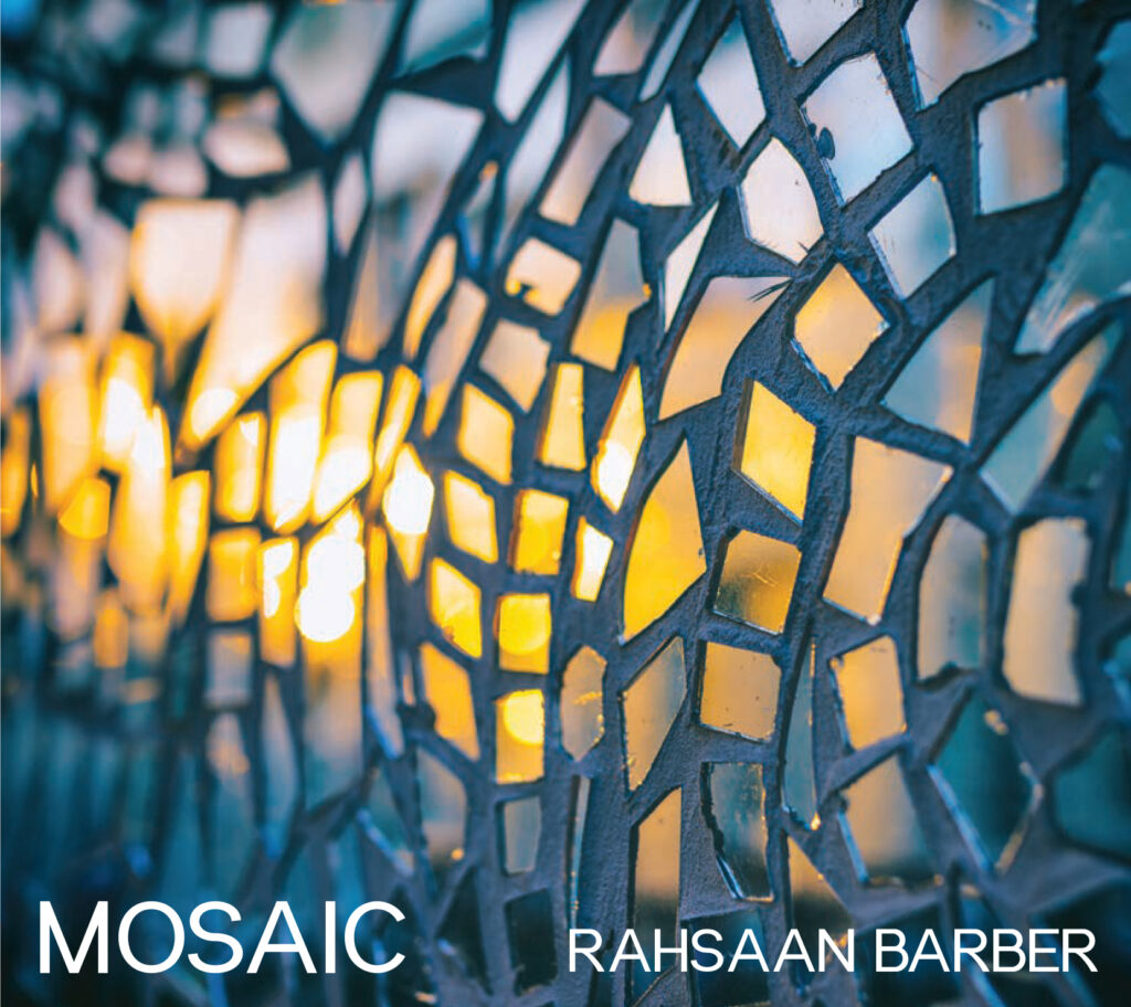 MOSAIC Album cover, featuring a glass mosaic reflecting light.