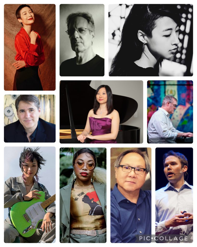 Collage of Clara Yang and her festival collaborators